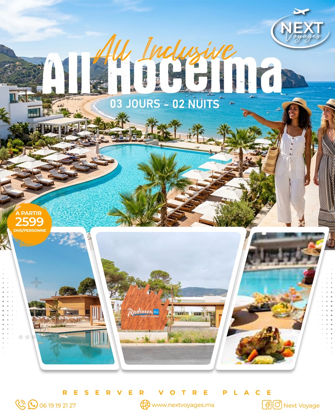 ALHOCEIMA RADISSON BLU ALL INCLUSIVE  03 JOURS / 02 NUITS