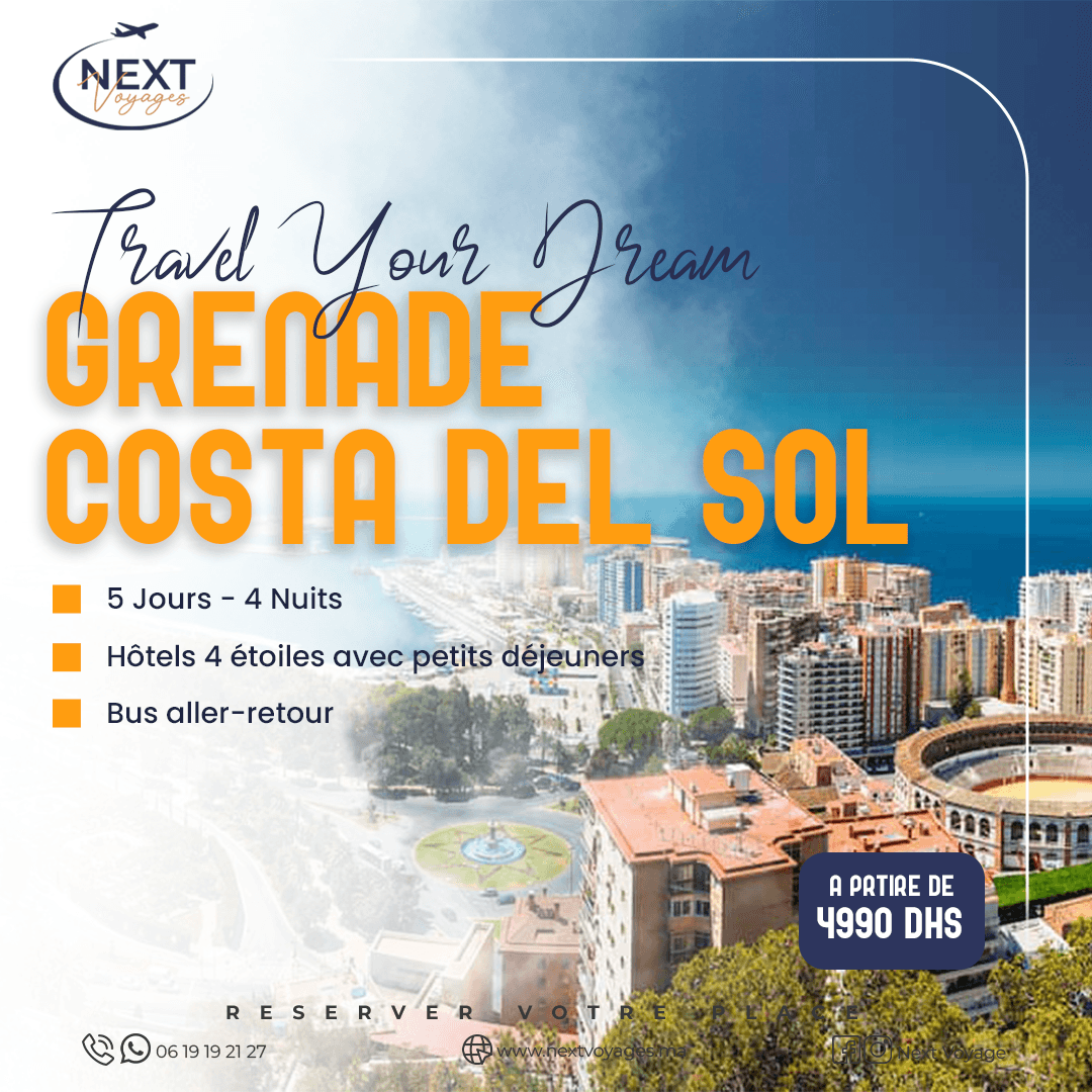 Grenade & Costa del Sol 05 JOURS / 04 NUITS