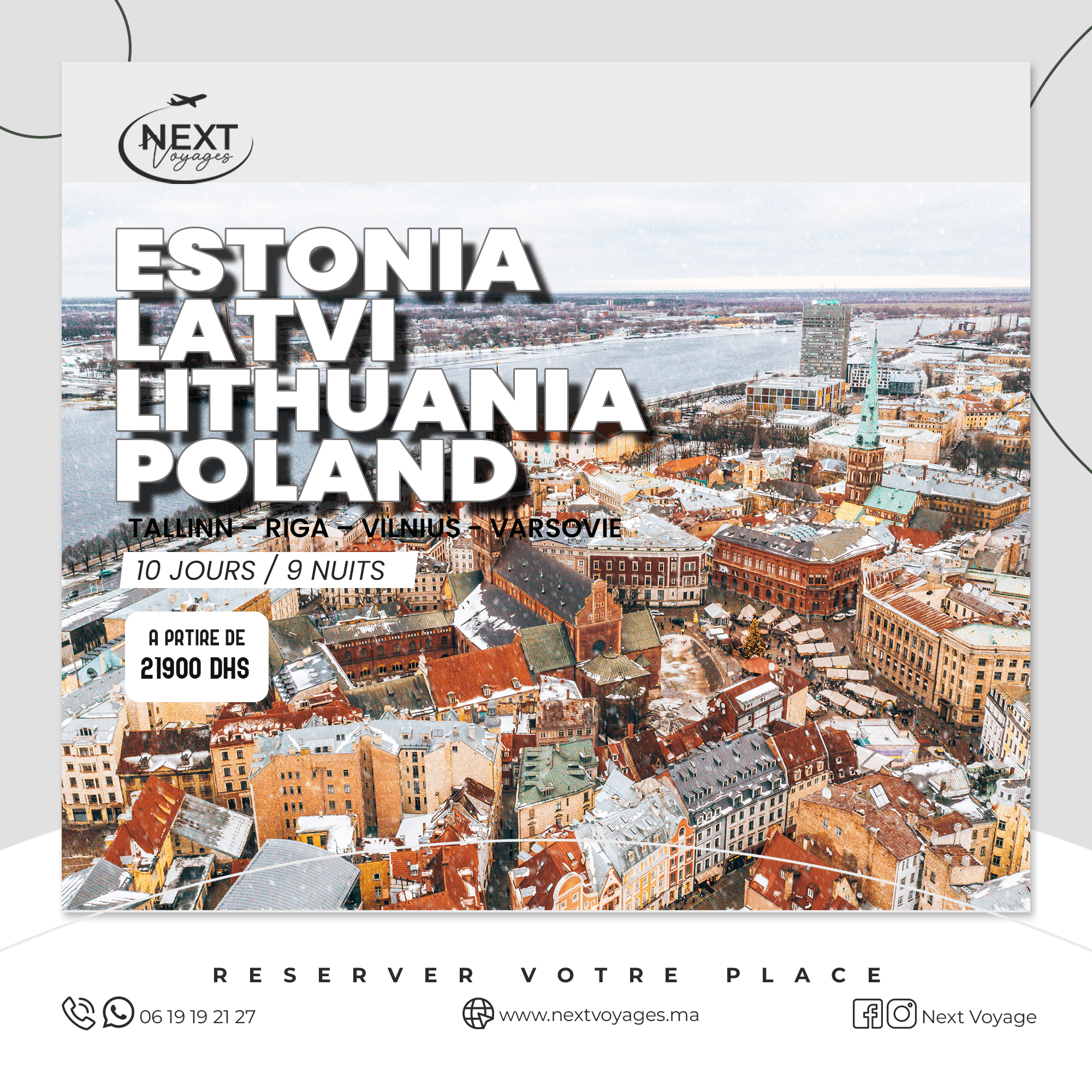 Région Baltique -ESTONIA-LATVIA-LITHUANIA-POLAND