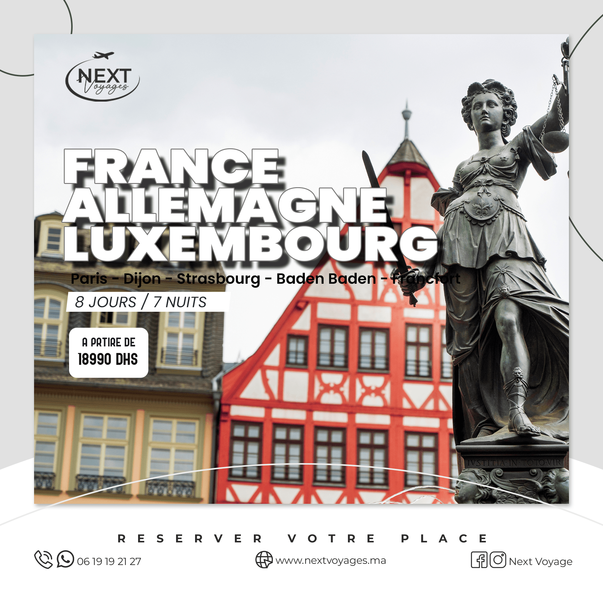 FRANCE – ALLEMAGNE & LUXEMBOURG (8J/7N)