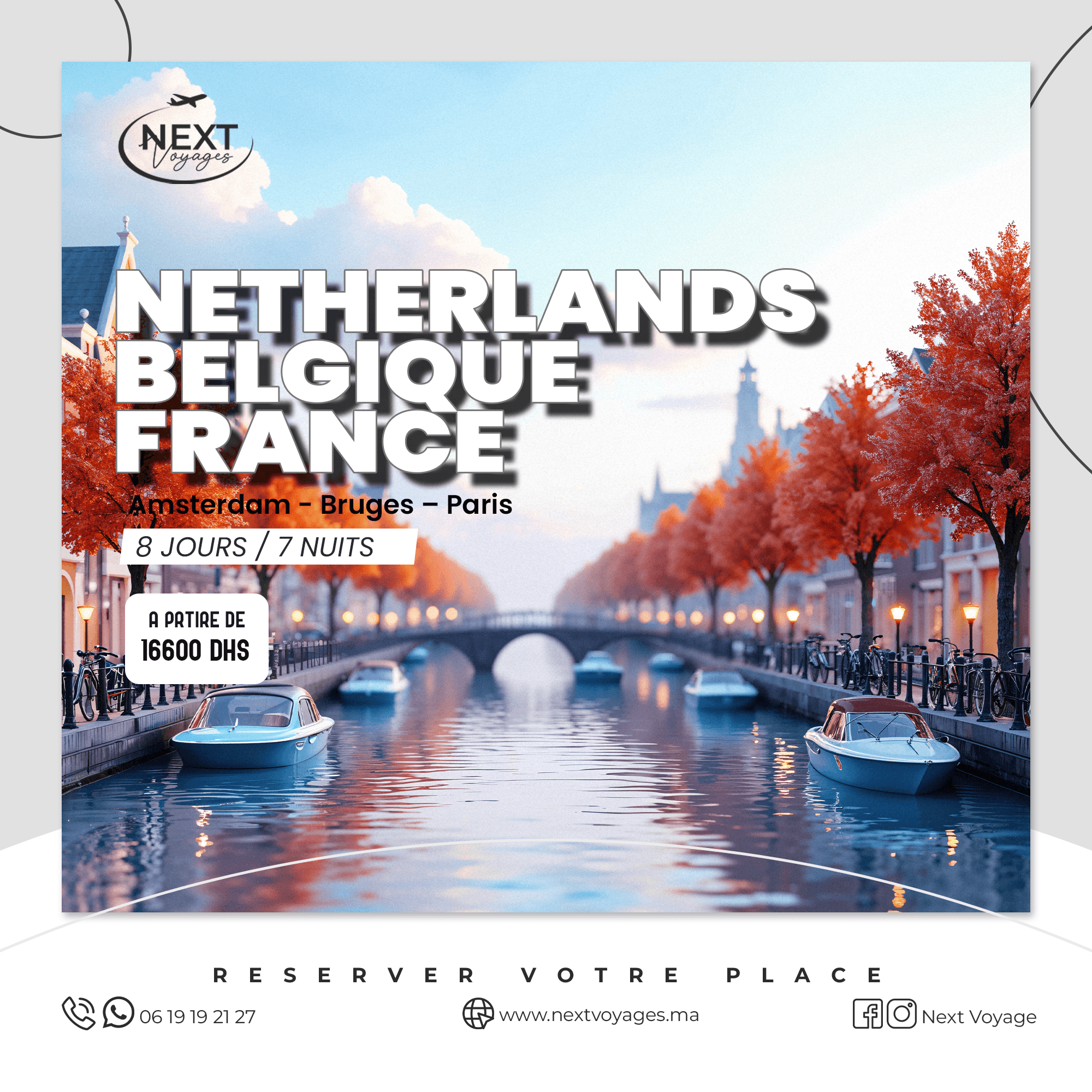 NETHERLANDS BELGIQUE & FRANCE