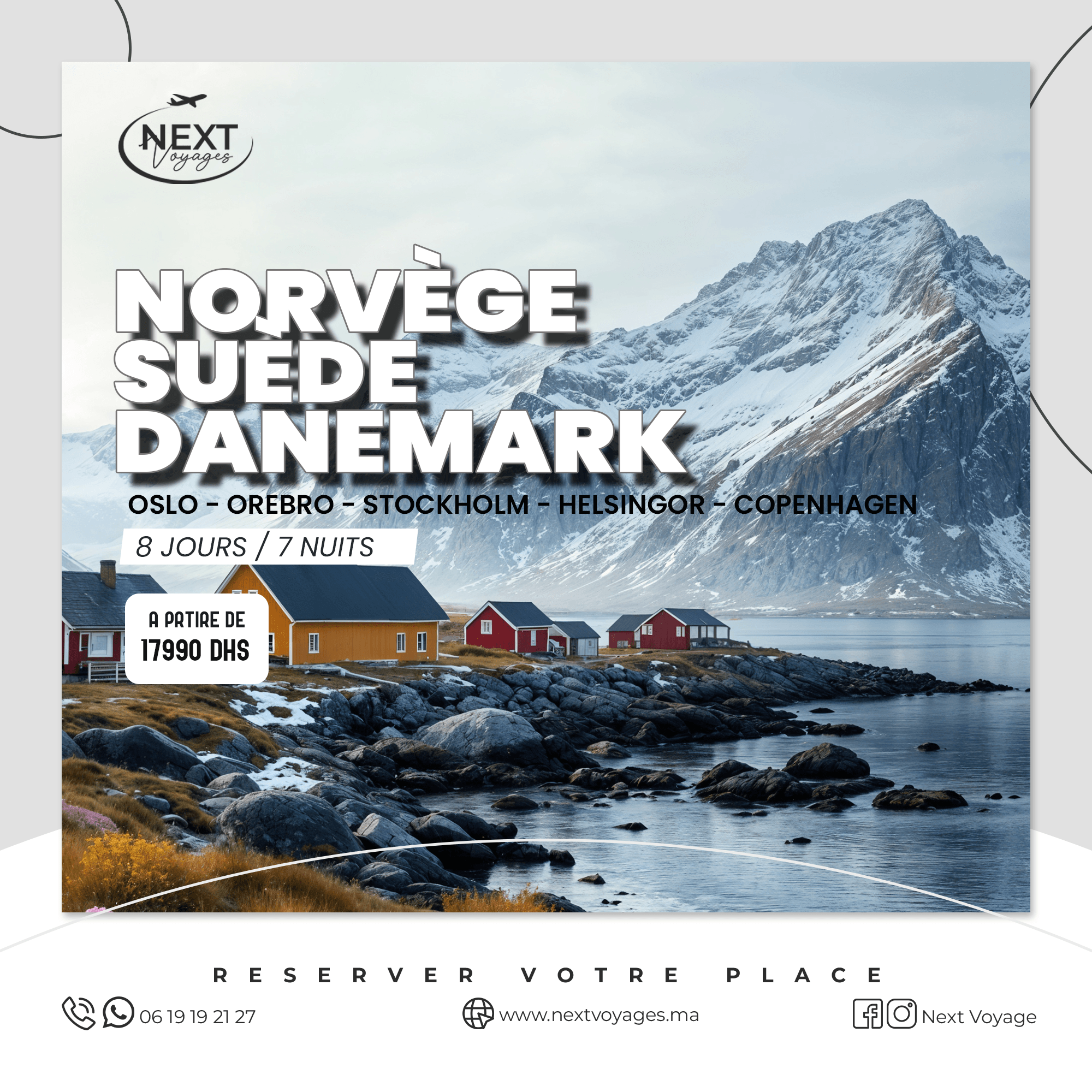 NORVÈGE - SUÈDE - DANEMARK