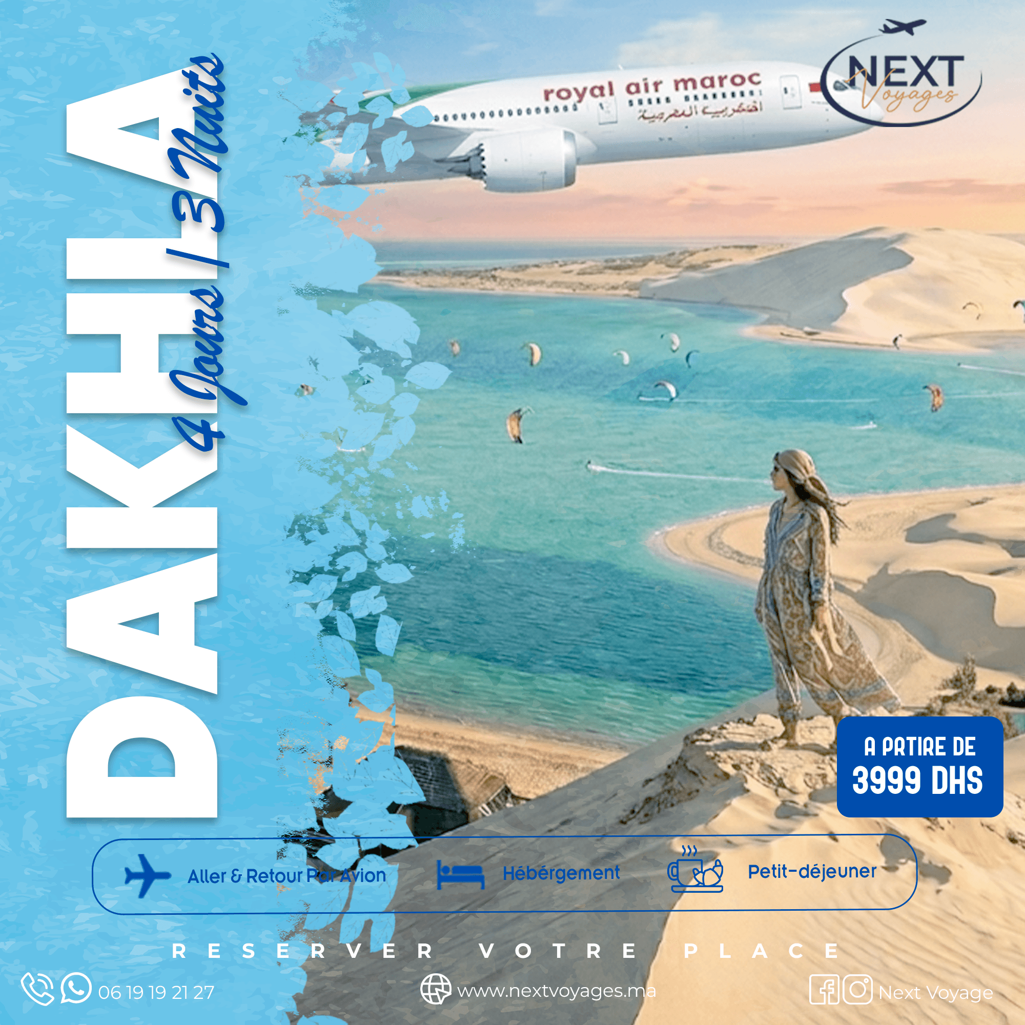 Séjour Dakhla – Vol Aller / Retour
