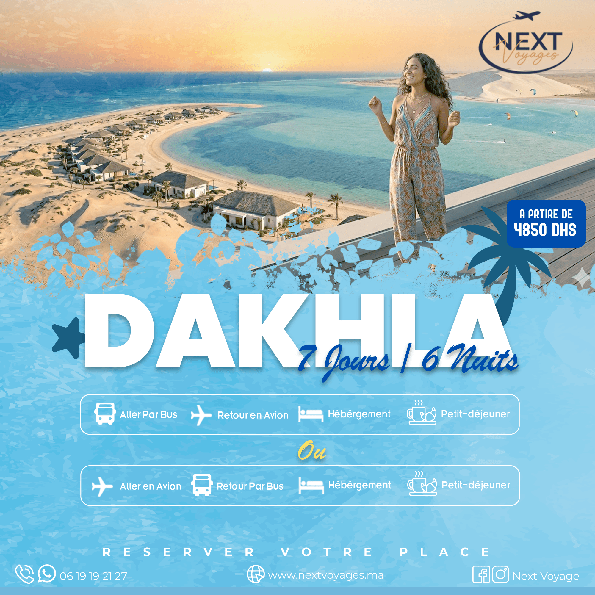 DAKHLA EXPRESS: Aller en Avion - Retour en Bus