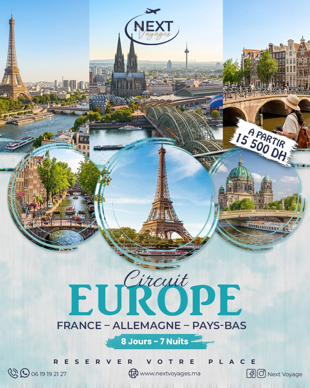 Circuit Européen: France – Allemagne – Pays-Bas