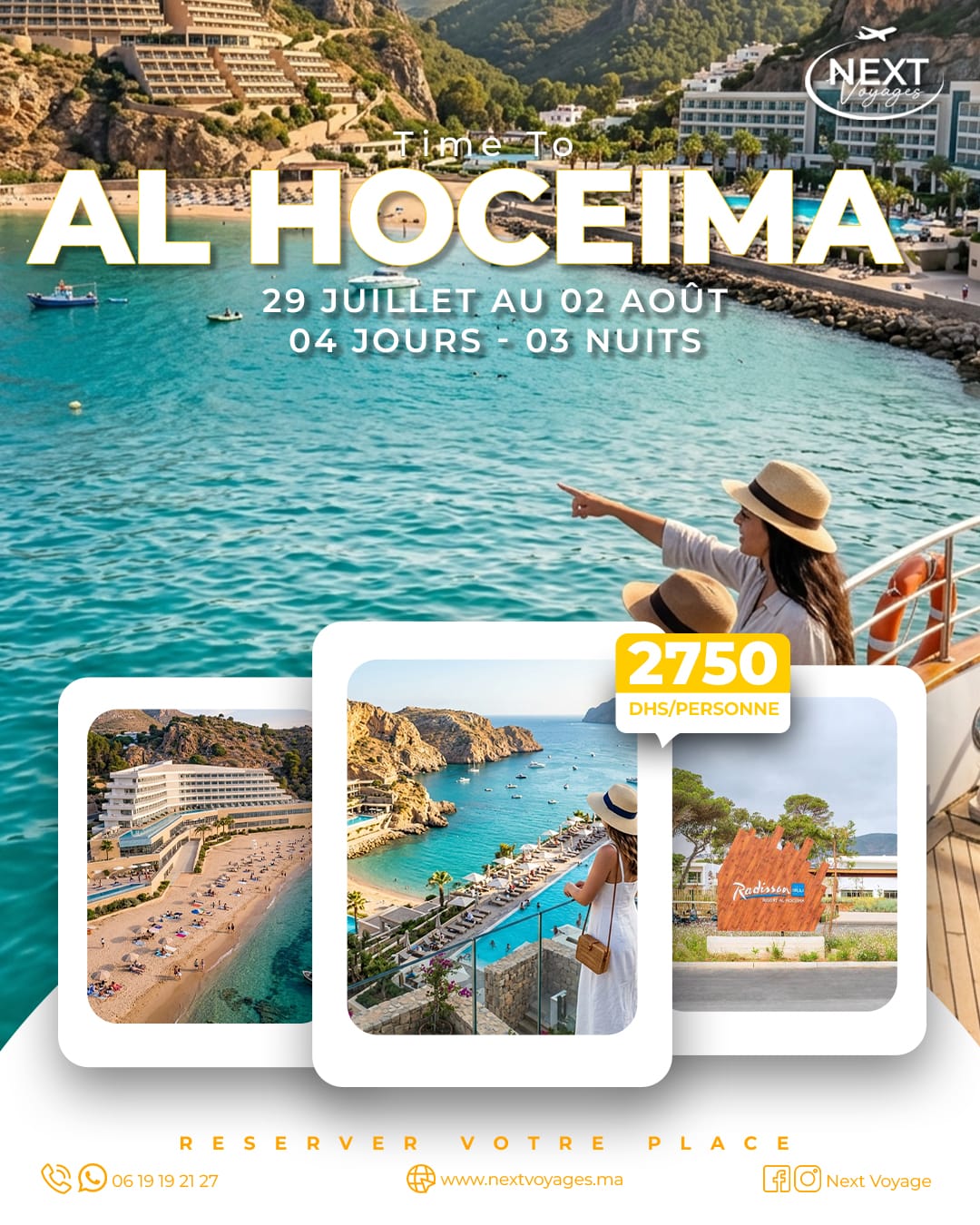 Séjour AL HOCEÏMA 4 jours / 3 nuits