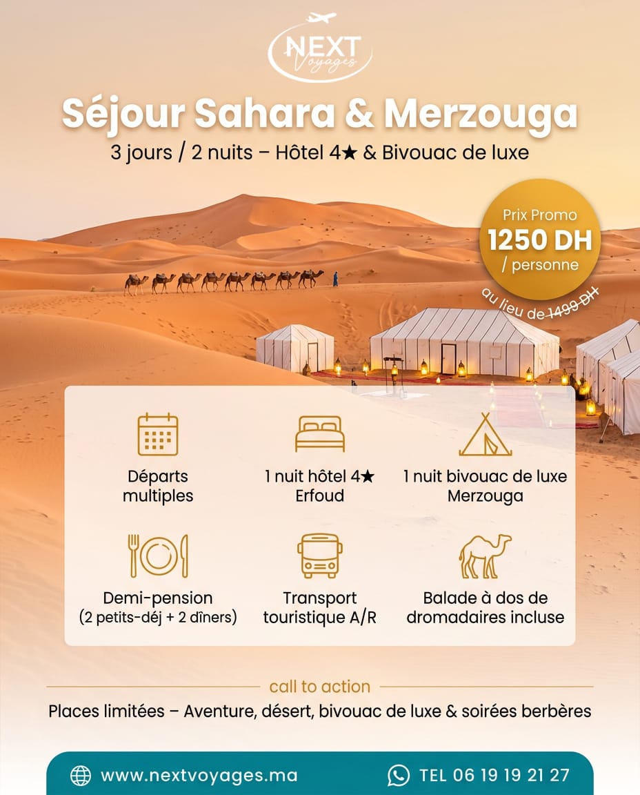 Séjour Sahara & Merzouga